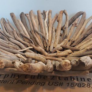 Driftwood bowl decor